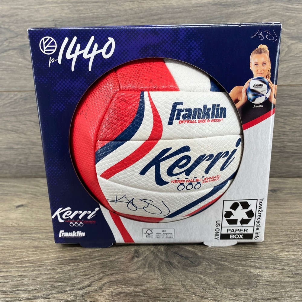 Franklin Volleyball Official Size Red White Blue Kerri Walsh Jennings p1440